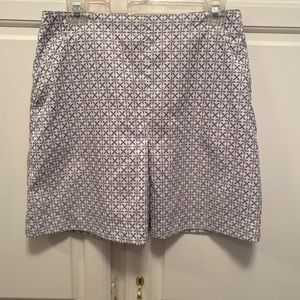 Bolle White Blue Pink Flower Golf Tennis Athletic Skort Women’s Size 6